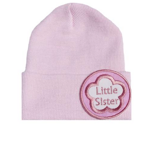 Newborn Hospital Hat, Little Sister