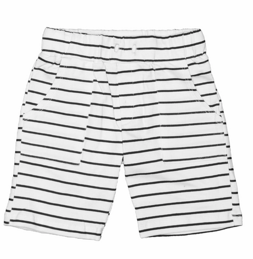 Joah Love, Black and Creme Stripe Short