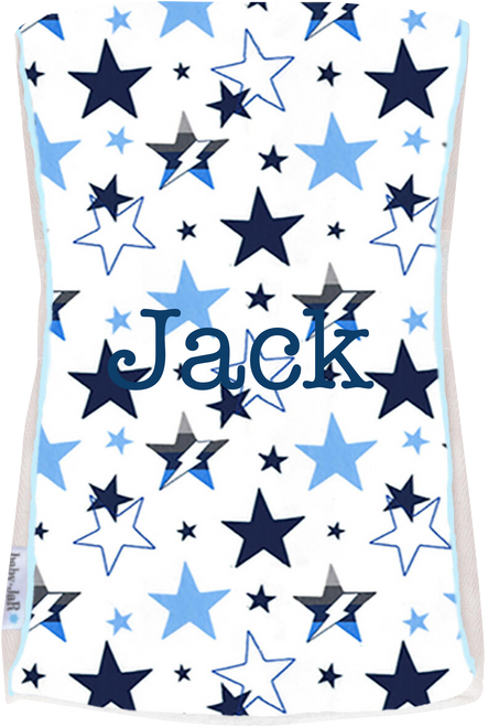 Burp Cloth, Starlight Blue 