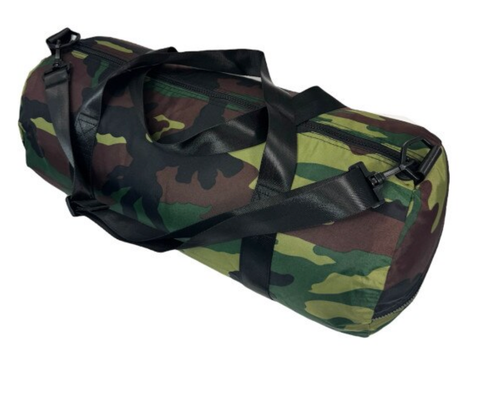 Weekender Duffle Bag, Personalized Camo 