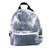 Small Backpack, Personalized, Blue Tie Dye Space Panda 