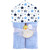 Deluxe Hooded Towel, Starlight Blue 
