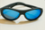 Baby Sunglasses, Aviators in Grey with Blue Lenses, Size 0-2 years