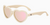 Baby Sunglasses, Heart Sweet Cream Polarized Mirrored Lenses, Size 0-2