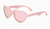 Baby Sunglasses, Ballerina Pink Rose Gold Mirrored Lenses, Size 0-2