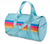Duffle Bag, Turquoise bag with Stripes 