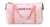 Space Panda Duffle Bag, Pink and White Tie Dye 