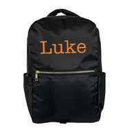 Backpack, Personalized Nylon Black 
