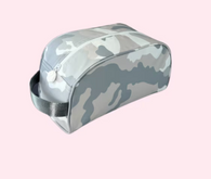 Traveler Case, Personalized Glossy Grey Camo
