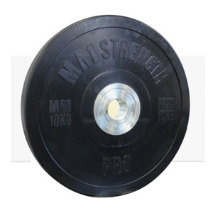 MA1 Pro Bumper Plates Black 10kg (Pairs)