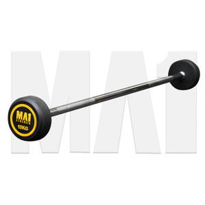MA1 Fixed Rubber Barbell 15kg