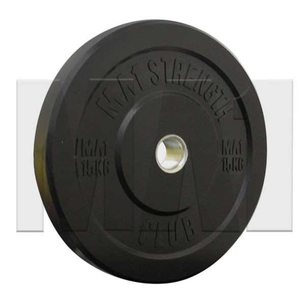 MA1 Club Bumper Plates Black 35lb (Pair)