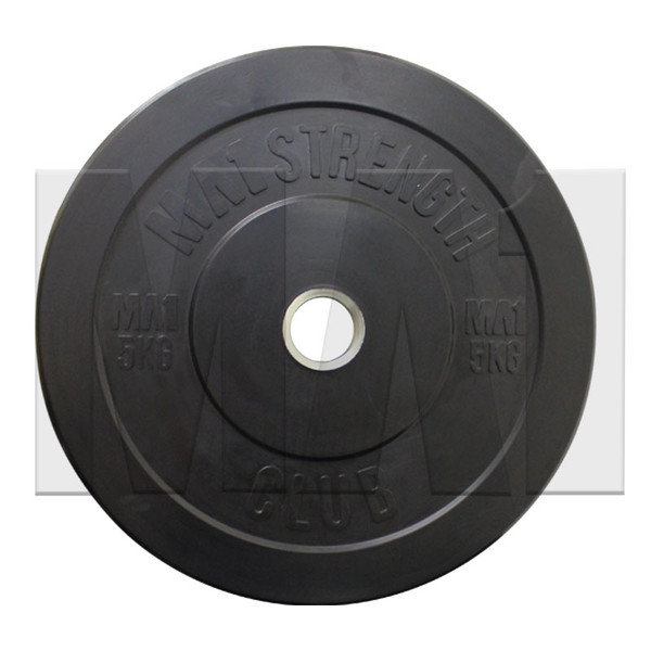 MA1 Club Bumper Plates Black 15lb (Pair)
