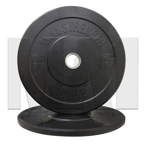 MA1 Club Bumper Plates Black 15lb (Pair)