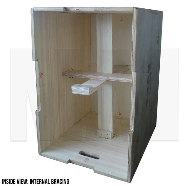 MA1 3 in 1 Wooden Plyometric Box - 20, 24 & 30 Inch