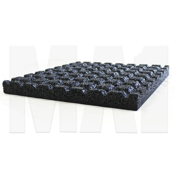 MA1 Rubber Tile 50mm x 50cm x 50cm - Black