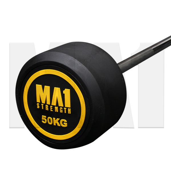 MA1 Fixed Rubber Barbell 50kg