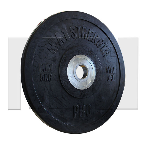 MA1 Pro Bumper Plate Black 5kg (Pairs)