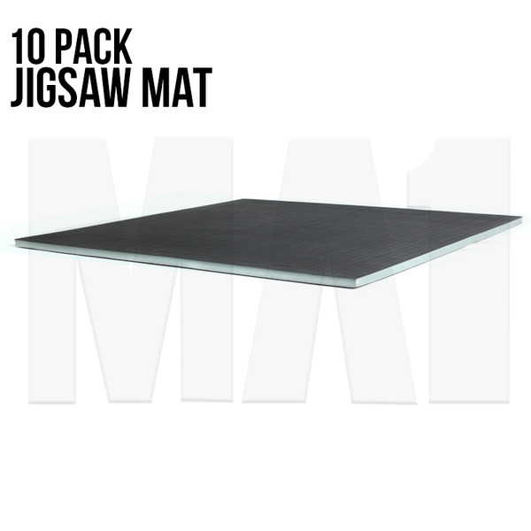 Premium Jigsaw Mat - Black and Grey, 1M x 1M x 40mm