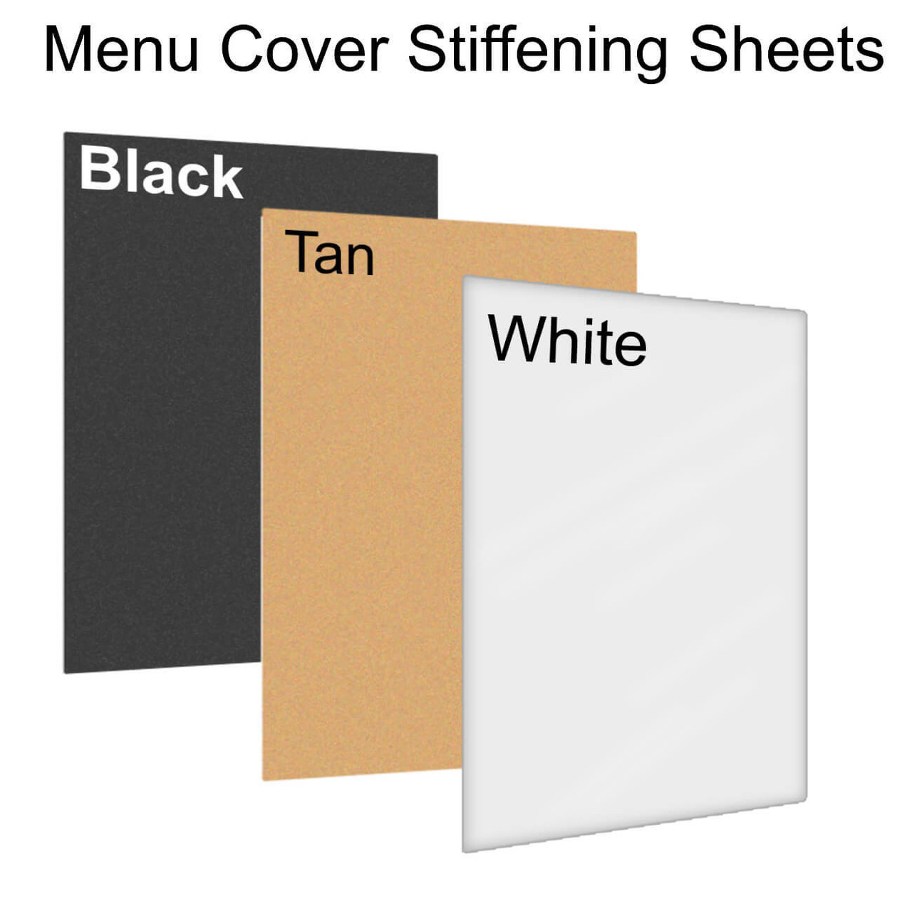 Menu Cover Stiffener Boards