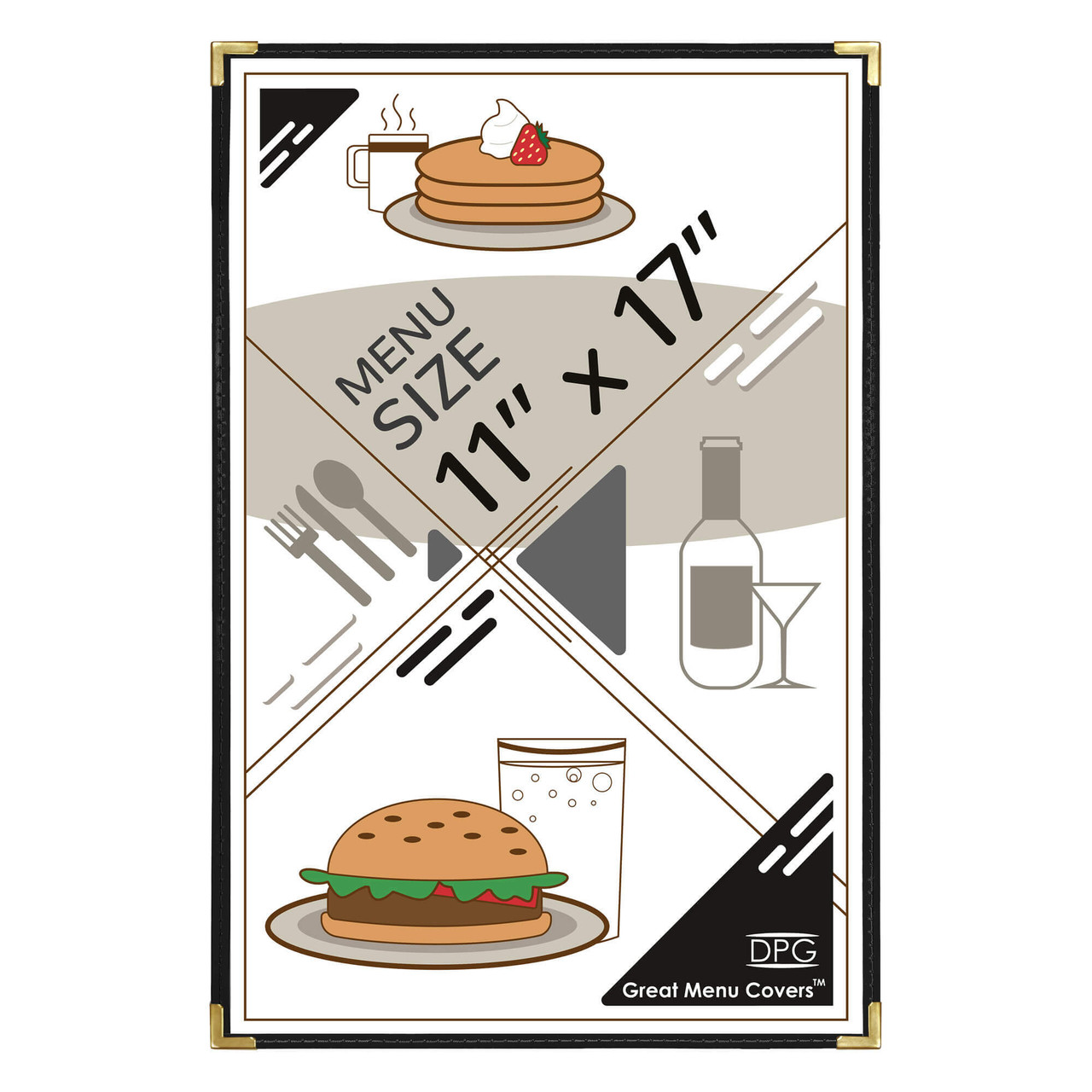 11" x 17" Cafe Leatherette