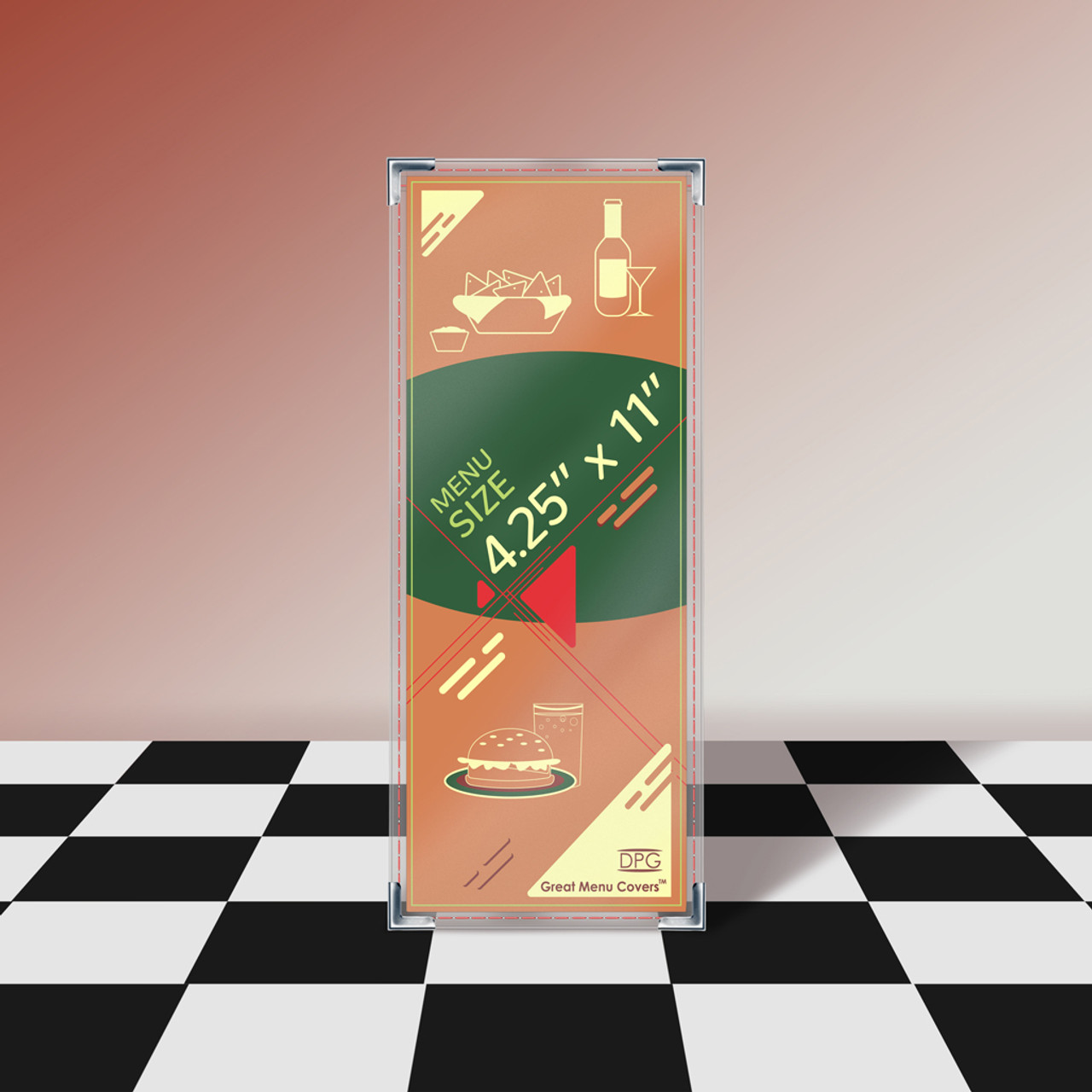 4 1/4" x 11" Route 66 Retro