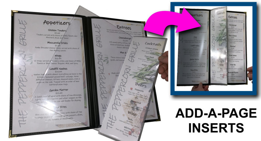 Add-A-Menu-Page Inserts - DPG - Great Menu Covers