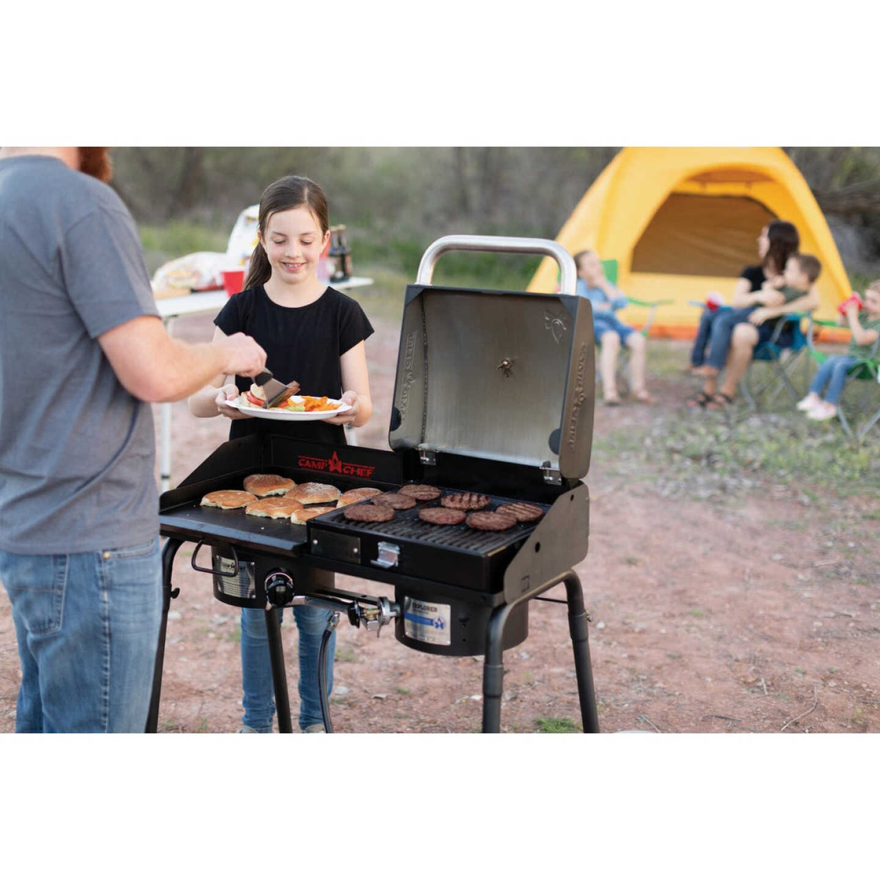 Camp Chef Explorer 2-Burner 60,000 BTU LP Gas Outdoor Cooking