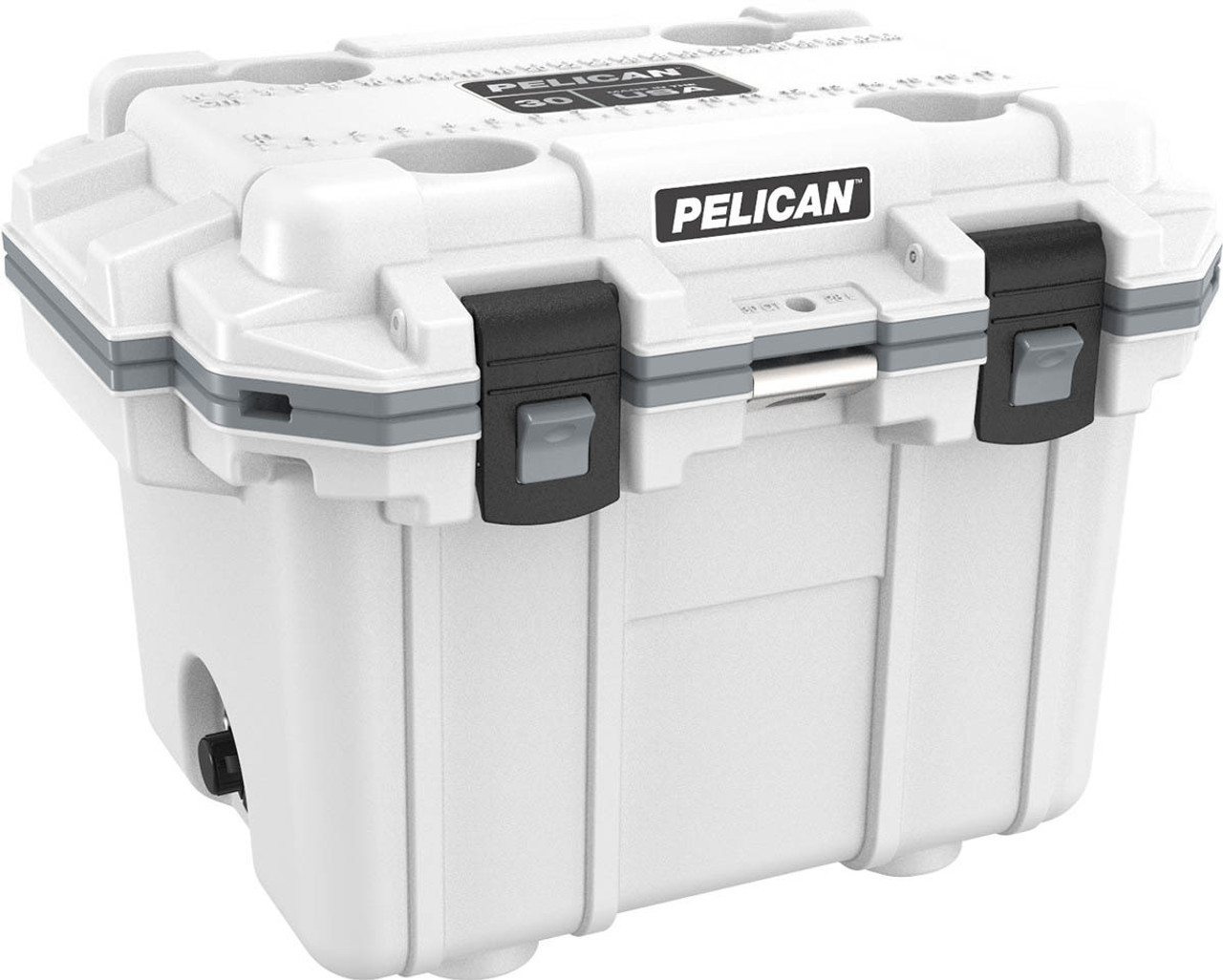 Pelican Elite 30-Qt. Cooler, White & Gray - Samson Outdoor