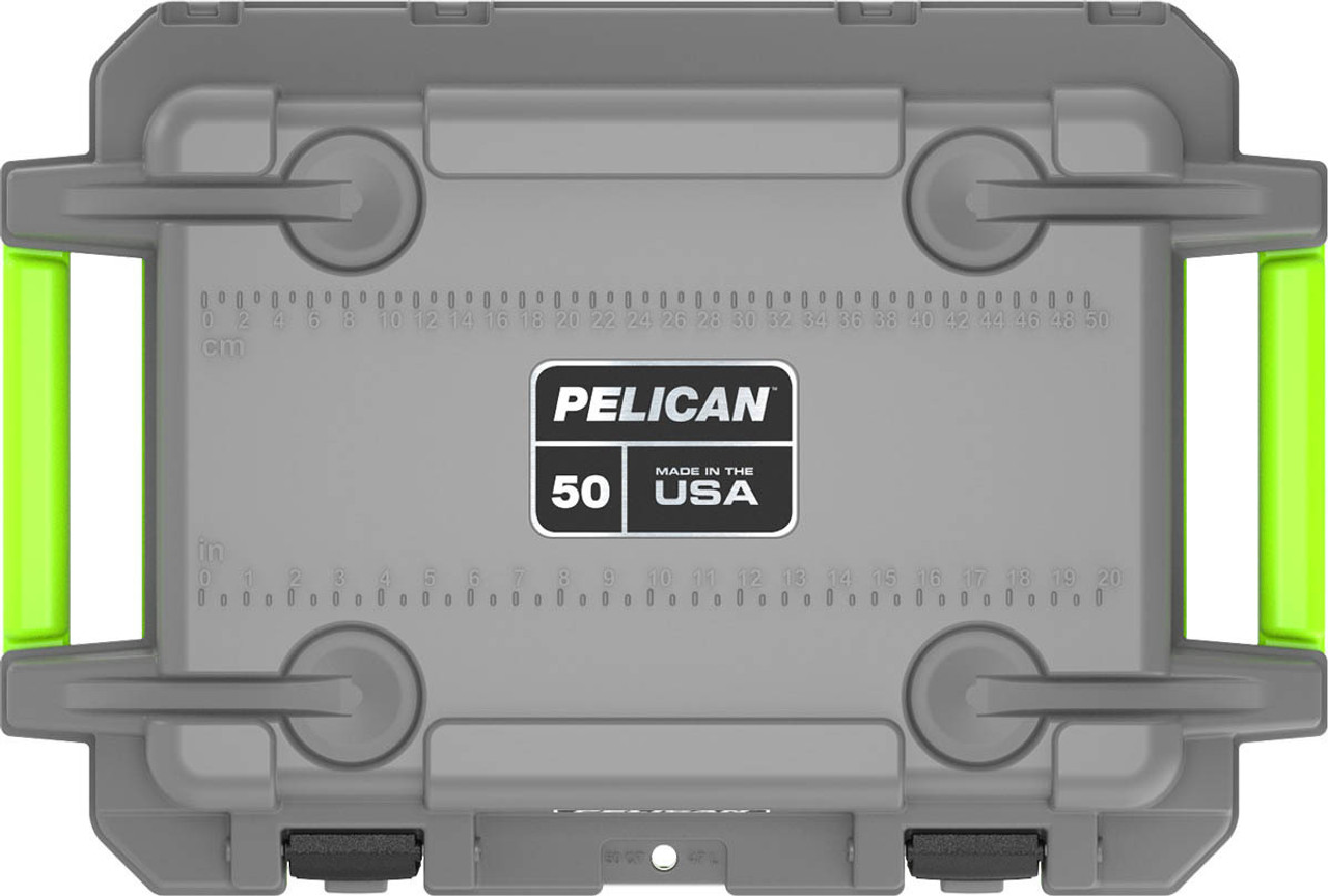 Pelican Elite 50-Qt. Cooler, Dark Gray & Green - Samson Outdoor