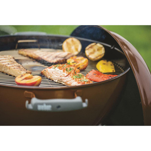 Weber Original Kettle 22 In. Dia. Copper Premium Charcoal Grill