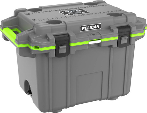 Pelican Elite 50-Qt. Cooler, Dark Gray & Green