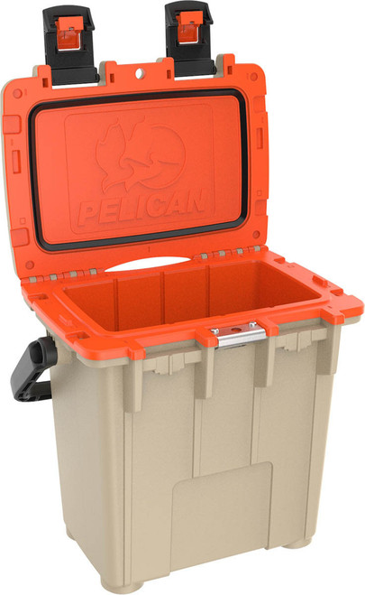 Pelican 20QT Elite Cooler, Tan & Orange