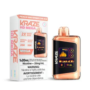 Kraze HD Mega - Peach Watermelon Ice (20mg/ml)