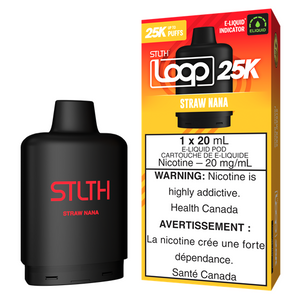 STLTH Loop 2 25K Pod - Straw Nana (20mg/20ml)