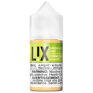 L!X - Green Apple Iced (30ml/10mg)
