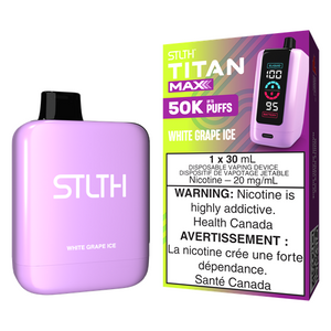 STLTH Titan Max Disposables 50K - White Grape Ice (20mg/30ml)