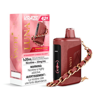 Kraze Luna 42K Puffs - Strawberry Cheese Delight (20mg/20ml)