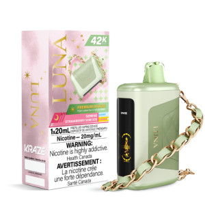 Kraze Luna 42K Puffs - Serene Strawberry Kiwi Ice (20mg/20ml) Kraze Luna 42K Puffs - Serene Strawberry Kiwi Ice (20mg/20ml)