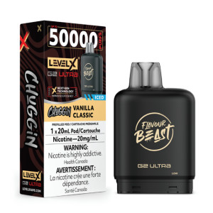Level X G2 Ultra Pod 20ml - Flavour Beast - Vanilla Classic (20MG/20ml) Level X G2 Ultra Pod 20ml - Flavour Beast - Vanilla Classic (20MG/20ml)