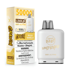 Level X Unleashed G2 Ultra - Cravin' Killa Vanilla (20ml/20 ml) Level X Unleashed G2 Ultra - Cravin' Killa Vanilla (20ml/20 ml)