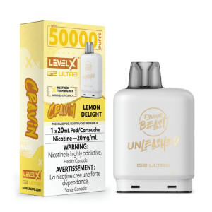 Level X Unleashed G2 Ultra - Cravin' Lemon Delight (20ml/20 ml) Level X Unleashed G2 Ultra - Cravin' Lemon Delight (20ml/20 ml)