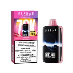 ELF Bar MoonNight 70K Disposable Vape - Peach Ice (20mg/20ml) ELF Bar MoonNight 70K Disposable Vape - Peach Ice (20mg/20ml)