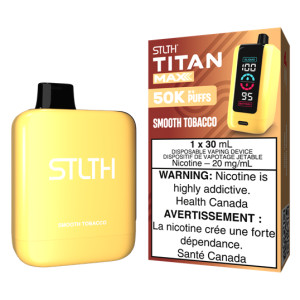STLTH Titan Max 50K, Smooth Tobacco, 20 mg