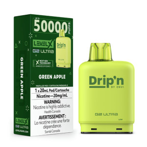 Level X G2 Ultra Pod 20ml - Drip'n - Green Apple (20MG /20ml)