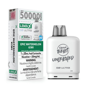 Level X G2 - Unleashed - Epic Watermelon Kiwi Iced (20ml/20mg)