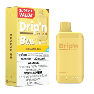 Drip'n 8ML Disposable - Banana Ice (8ml/20mg)