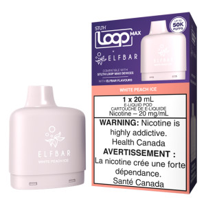 STLTH x Elfbar Loop Max 50K Pod, White Peach Ice