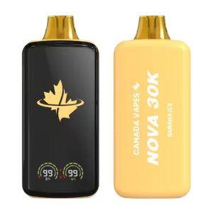 Canada Vapes - Nova 30K - Banana Ice (30ml/20mg)