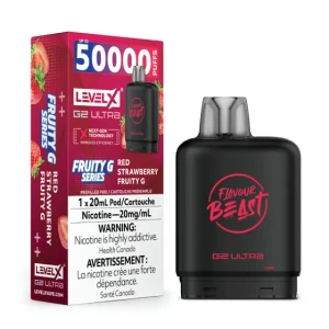 Flavour Beast - Level X G2 Ultra - Red Strawberry Fruity G (20MG )